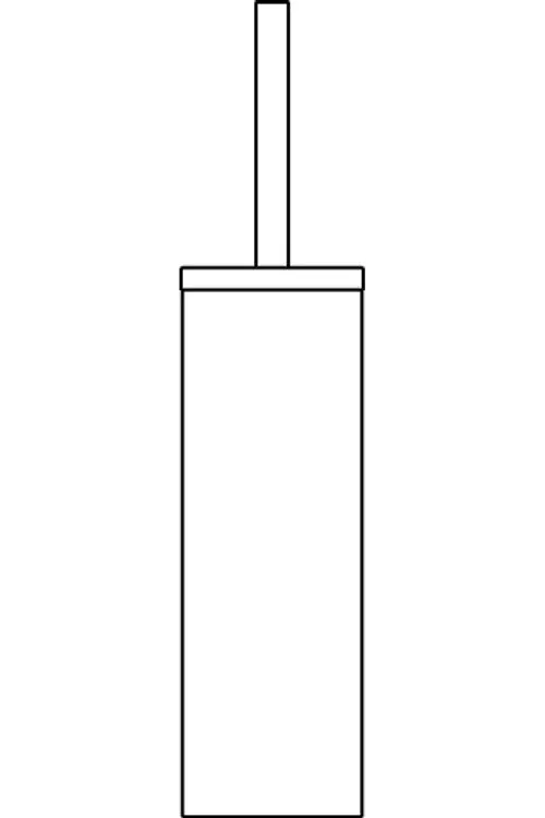 Bodenstehende Bürstengarnitur aus Edelstahl im minimalistischen Design, geeignet für den Einsatz in Bad- und Sanitärbereichen von Ideal Standard.